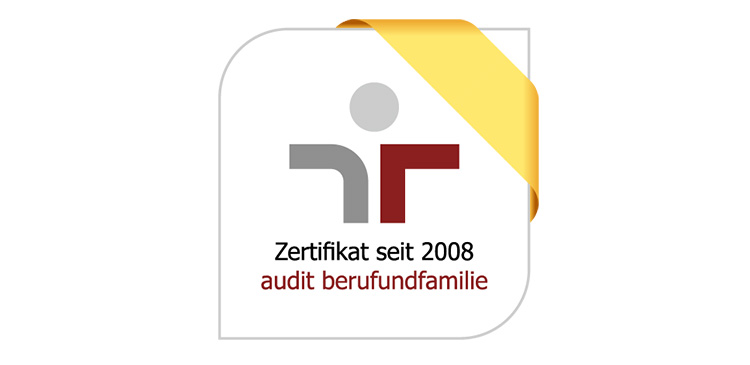 Zertifikat audit Beruf und Familie seit 2008